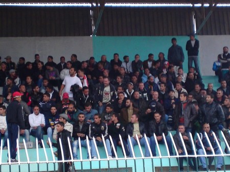 les supporters du WARD avant le match contre le csc à collo